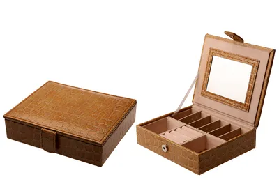 Luxury Multi-Function Leather Organizer Jewelry Storage Box Cases Packaging