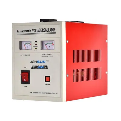 AVR Relay Type AC Voltage Stabilizer Automatic Voltage Regulator with Analog Meter