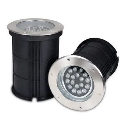 New Upgrade Adjustable 15degree IP65 DC12V 24V colorful Stainless Steel Outside 3W LED Underground Light