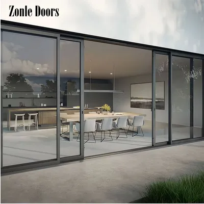 Sliding Aluminum Alloy Doors Modern Window Design Home Sliding Patio Doors Living Room Outdoor