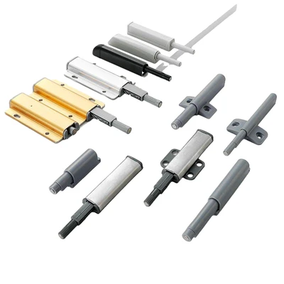 High Quality Push to Open Plastic Soft Close Cabinet Damper Without Handle Modern Furniture Hardware Fittings