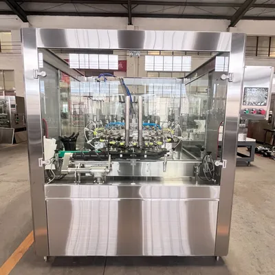 Full Automatic Empty Small Glass Bottles Cleaning Washing Rinsing Machine for Wine Liquor Juice