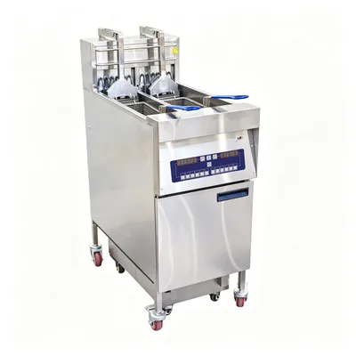 Commercial Floor-Standing Twin-Tank Fully Automatic Electric Fryer