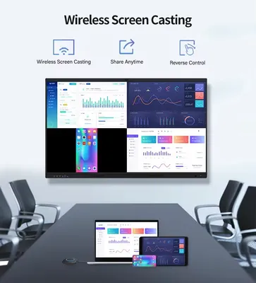 Cheap HD 4K Multi Touch Dual System Touchscreen Education All-in-One PCS Interactive Whiteboard