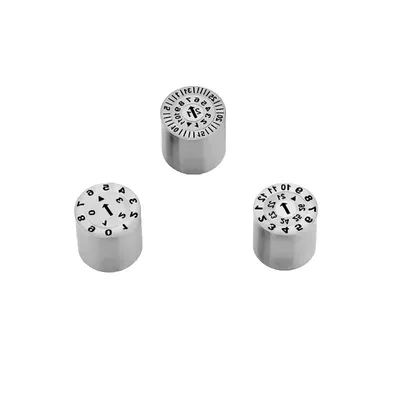 High-Precision Mold Date Insert Stamps, Replaceable Date Stamps