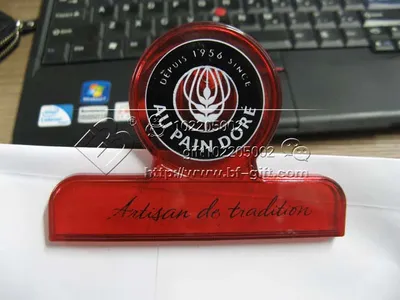 Supply Clamp Stationery Clip Round Head Clip Advertising Clip Plastic Clips Can Print Circle Billboard