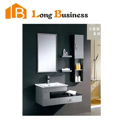 Particle Board Melamine Bathroom Vanity Factory Price (LB-JX2020)