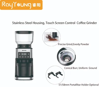 Uniform Grinds for Better Flavor Conical Burr Coffee Grinder