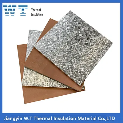 Phenolic Foam Embossed Alu Foil Air Duct Insulation Board