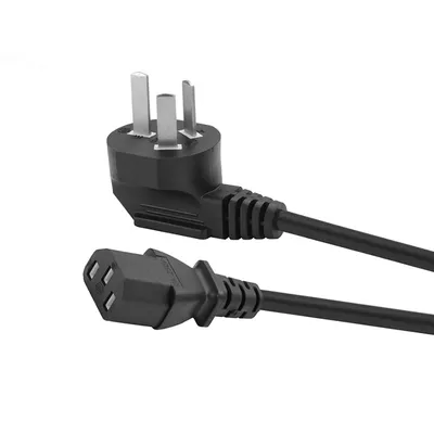 China Power Cord Three-Pin Plug Pin-Type C13 3c Certification