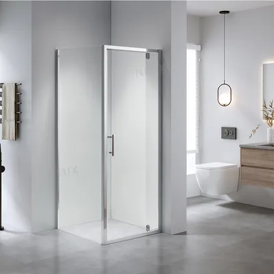 Factory Direct Aluminum Frame Shower Box Square Shower Enclosure with Return Panel
