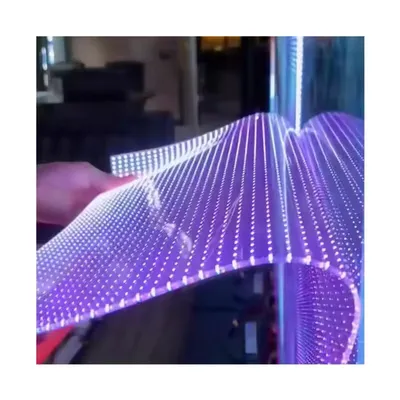 Transparent Rear Projection Film/Transparent Screen/Crystal Film/LED Curtain/3D Holographic Rear Projection Screen Film