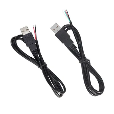 Micro USB 2.0 a Female Male Jack Power Supply Extension Cable 4 Pin 2 Pin 4 Wires DIY Data Line Charging Cord Type-C Wire 1m 2m