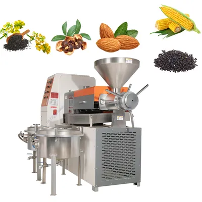 Good Factory Industrial Automatic Sunflower Oil Press Oil Extracting Machine Oil Extractor Good Quality Sesame Peanut Oil Pressing Machine