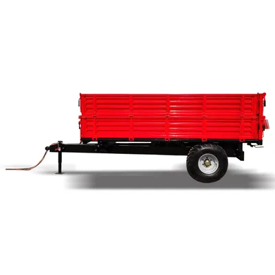 European Standard Two-Axle Agricultural Trailer New Condition for Farms