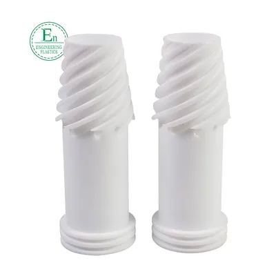 PTFE100% Pure Raw Material Products Customized Helical Gear Processing Parts