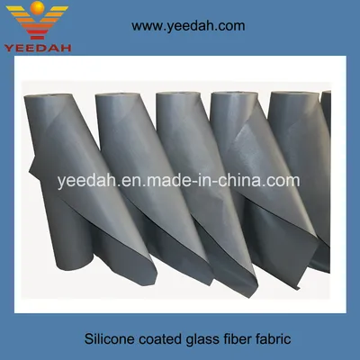 Silicone Rubber Coated Fiberglass Cloth (YDSF-1-100-R/G)