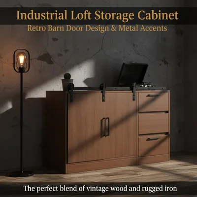 Household Wood Storage Cabinet, Suitable for All Indoor Spaces furniture Lockers