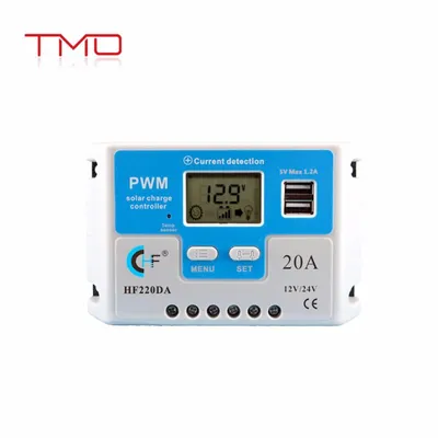 High Efficiency 12V /24V Auto 20A 20AMP Manual PWM Solar Charge Controller