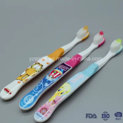 Full Color Print Child/Kids Toothbrush with FDA