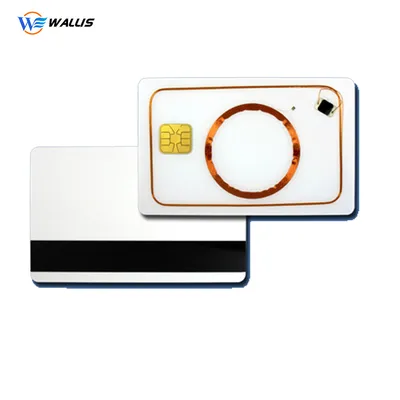 PC PVC Pet Cr80 Cards with Chip and Magnetic Stripe