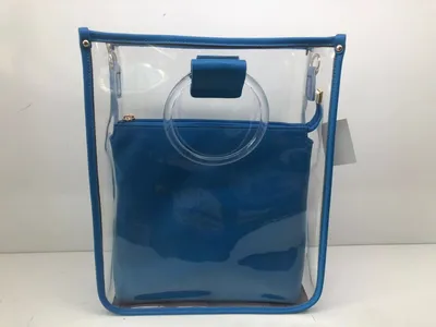Fashion Ladies Handbag Clear PVC Shoulder Bag Shopping Bag