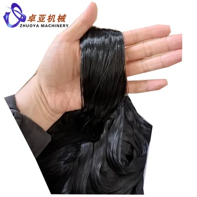 Hot Sell Cheap Pre-Stretched Synthetic Human Braiding Hair Fiber Filament Material for Hair Extensions