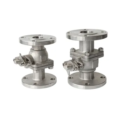 Stainless Steel Highly Accurate Flange Floating with High Platform Flange Ball Valve