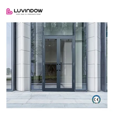 Customer Made Horizontal Patio Doors Sliding Showroom Glass Door 110s