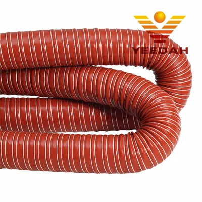 Fiber Glass Hi Temperature Flexible Hose Air Hot Silicone Heater Hose