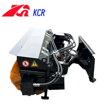 Durable Skid Steer Loader Angle Sweeper Ideal for Heavy Cleaning