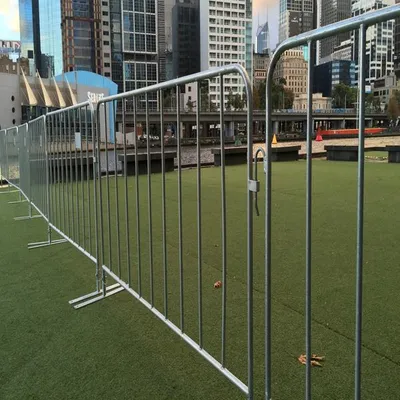 High Quality Galvanized Welded Mesh Temporary Fence Crowd Control Barriers