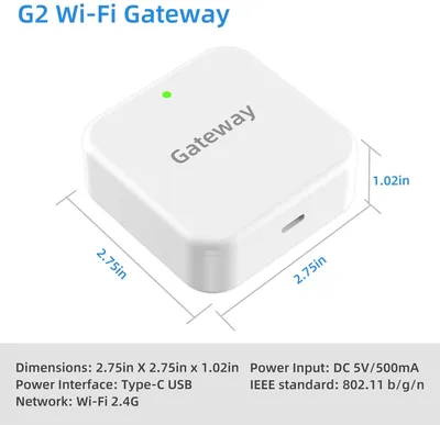 G2 Ttlock Gateway Blue-Tooth to WiFi Converter Smart Devices WiFi Bridge
