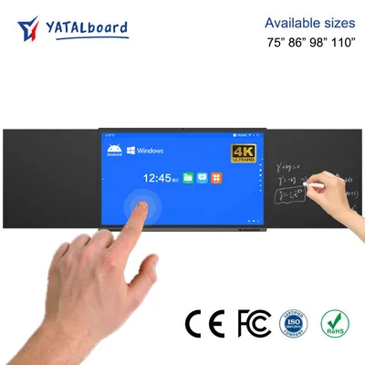 Interactive 4K Touch Screen Smart Board for Classrooms