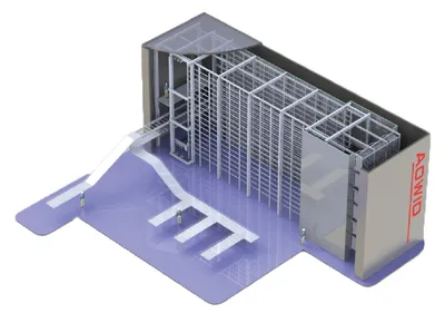 Industrial IQF Fast Freezer Intelligent Box-Type Quick Freezer