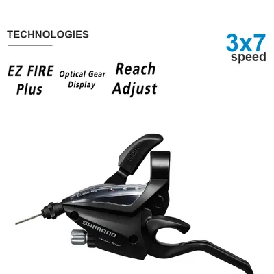 Shimano Bike Altus Shifter Easy Fire St-Ef500 3X7 Speed Shifter