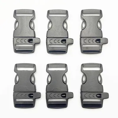 Plastic Buckle Outdoor Camping Survival Whistle Buckle Backpack Webbing Adjustment Safety Quick Release Buckle