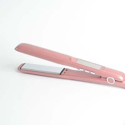 New Ceramic Flat Iron Hair Straightener Temperature Control Mini Travel Hair Straightener