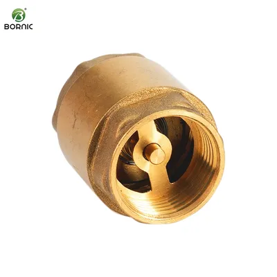Bornic High Pressure Spring Loaded Brass Vertical Check Valve