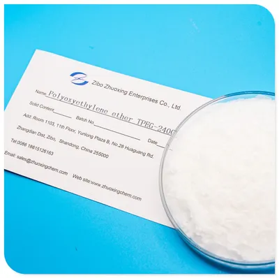 Hpeg 2400 Water Reducer Monomer Excellent Cement Compatibility for PCE Superplasticizer Formulation