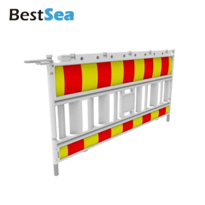 Germany Model Temporary Crowd Control Barrier, Plastic Road Barrier for Safety Work