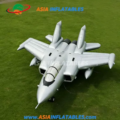 Custom Inflatable Plane Model Fighter Jet Inflatable Warplane for Advertising Decoration