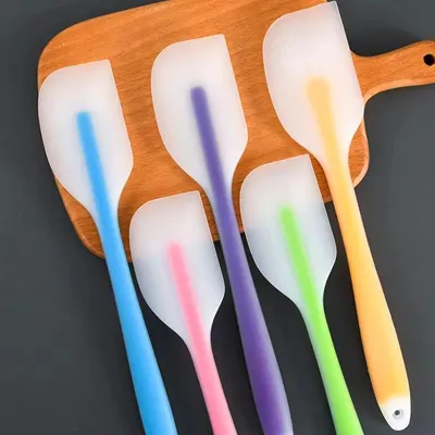 1 Set Silicone Spatula High Temperature Wide Mouth Baking Special Tools