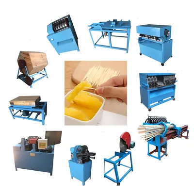 Professional Factory Toothpick Making Machine Price Chopsticks Barbecue Stick Toothpick Machine