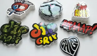 Custom Die Cut Vinyl Sticker Print Cartoon Waterproof Adhesive Label Sticker