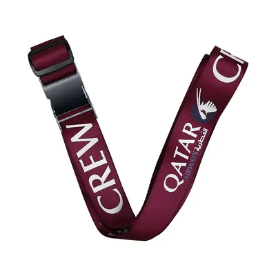 Personalised Luggage Strap Suitcase Safe Luggage Belt Printed with Your Name Text Full Length Print Around The Strap