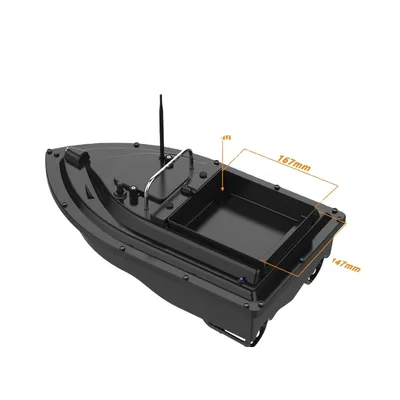 Factory D16b Cruise Control Large Battery Auto Return Night Light RC Electric Motor GPS Bait Cheap Fishing Boat
