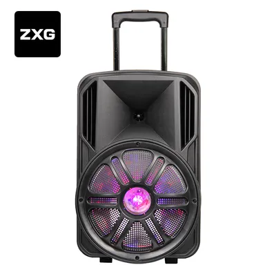 Plastic DJ Speaker Box with Rechargeable Battery PA Radio Cabinet PRO Audio Mixer Amplifiers Home Theater Wireless Microphone System Guitar Amplifier Speaker