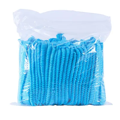 Disposable Daily Usage Supply Single-Use Plastic Strip/Clip/Bouffant/Mop/Nonwoven/PP Cap Shower/Bathing/Hotel Cap Round Head Hair Cap with ISO13485