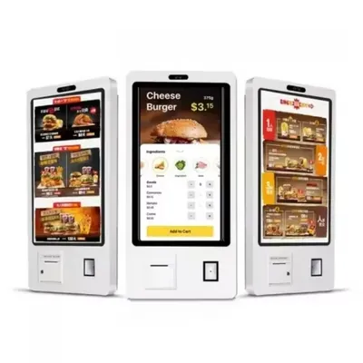 21.5-Inch Capacitive Touch Screen Restaurant Self-Service Ordering Machine Kiosk